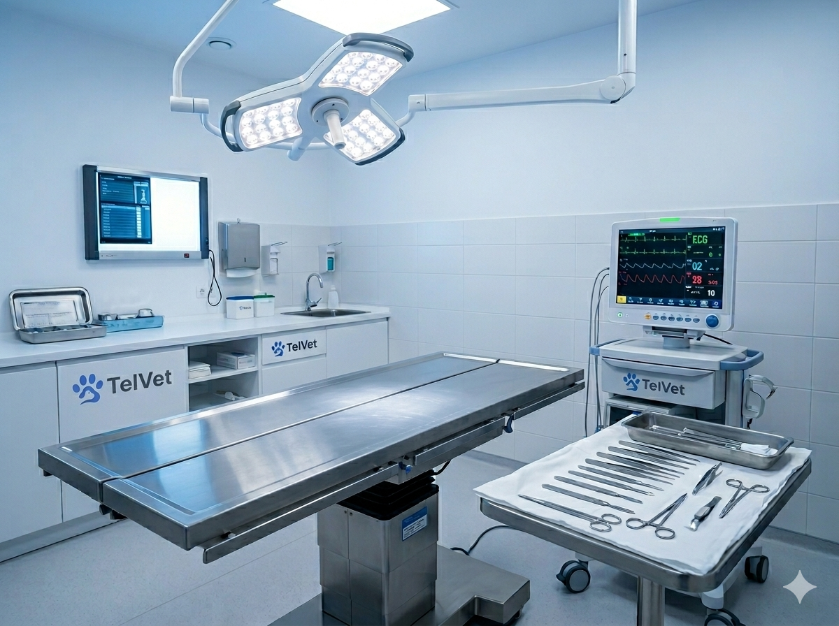 Equipo y suministros para hospitales veterinarios